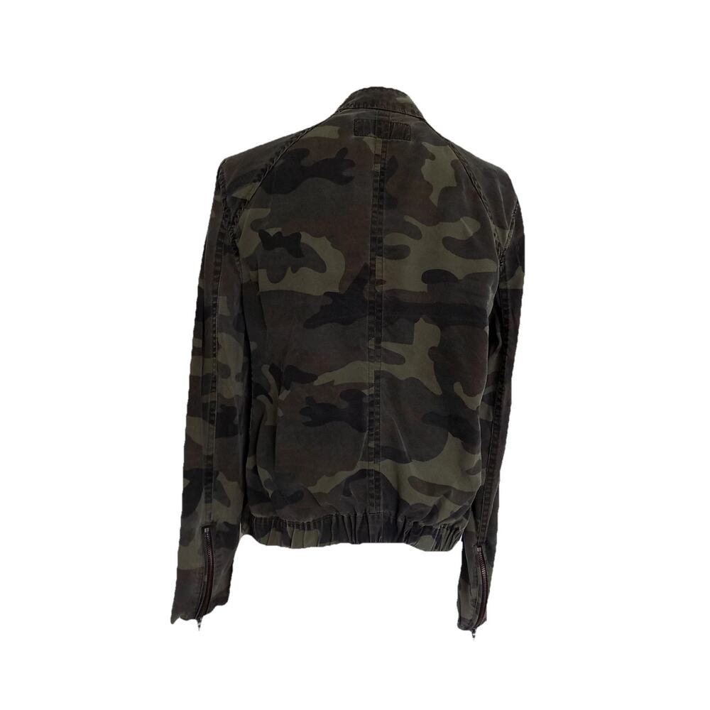 BLANK NYC green camouflage jacket moto military size Small - Picture 4 of 9